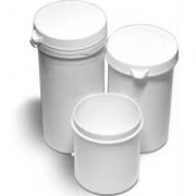 Банка круглая 130 мл натуральная с крышкой ПП