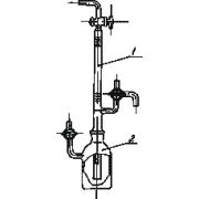 Прибор для определения объемной доли примесей в хлоре