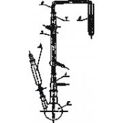 Установка для определения серы в метаноле