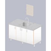 Стол-мойка ЛАБ-1400 МОФ-20