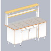 Стол пристенный ЛАБ-1800 ПКТ