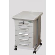 Тумба подкатная с пятью ящиками